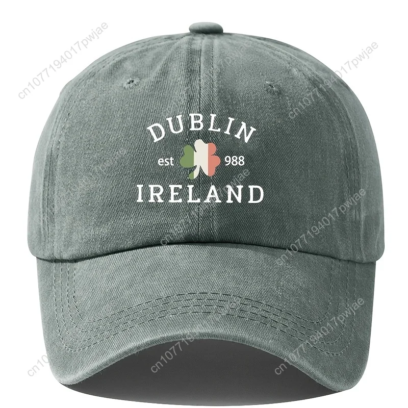 

Dublin, Ireland Vintage Baseball Cap, Unisex Breathable and Comfortable Versatile Bucket Hat, Outdoor Fishing Hat, Adjustable Da