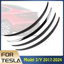 Спойлер для Tesla Model Y 2023, аксессуары из АБС-материалов, спойлеры и крылья подходят для Tesla Model 3 2017-2024, задний багажник, губа spoрабочий 2022