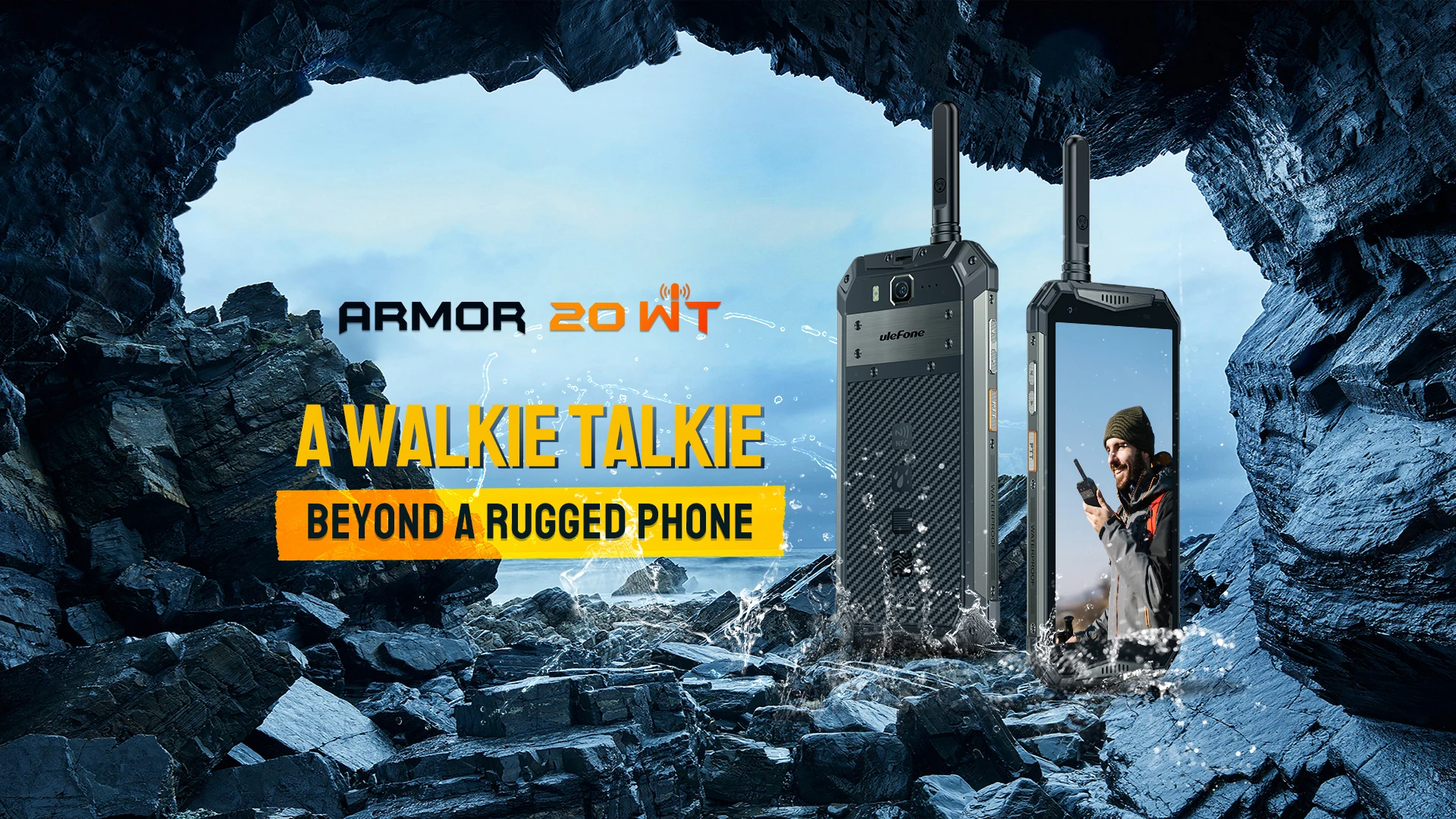 New Ulefone Armor 20WT  Smartphone Network Radio with 20GB+256GB 10850mAh battery Rugged Phone 5.65 inch mobile phones