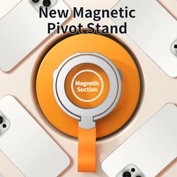 Magnetic Cell Phone Ring Holder Compatible with Phone 12 13 14 15 Series MagSafe Removable Cell Phone Grip Kickstand