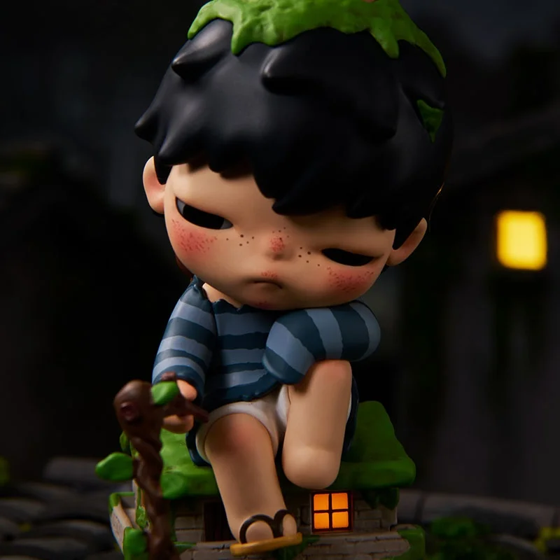 

New Arrival Original Pop Mart Hirono Behind Time Series Blind Boxes Action Anime Figure Designer Dolls Collection Room Ornament