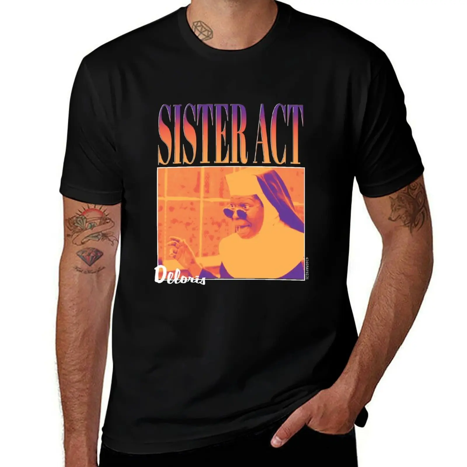 

90's Movie: Sister Act T-Shirt funny t shirts man man t shirt cotton cotton t shirts man 100% T-Shirt