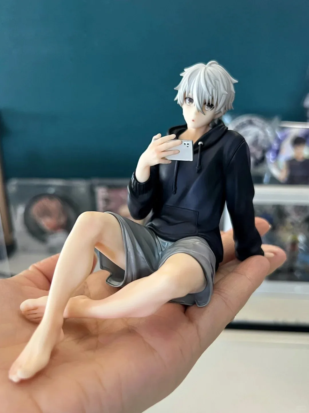 Neue 9cm Anime Blue Lock Nagi Seishiro Figur PVC Niedliche Tischdekoration Modell Spielzeug Kindergeschenk – Detail 4