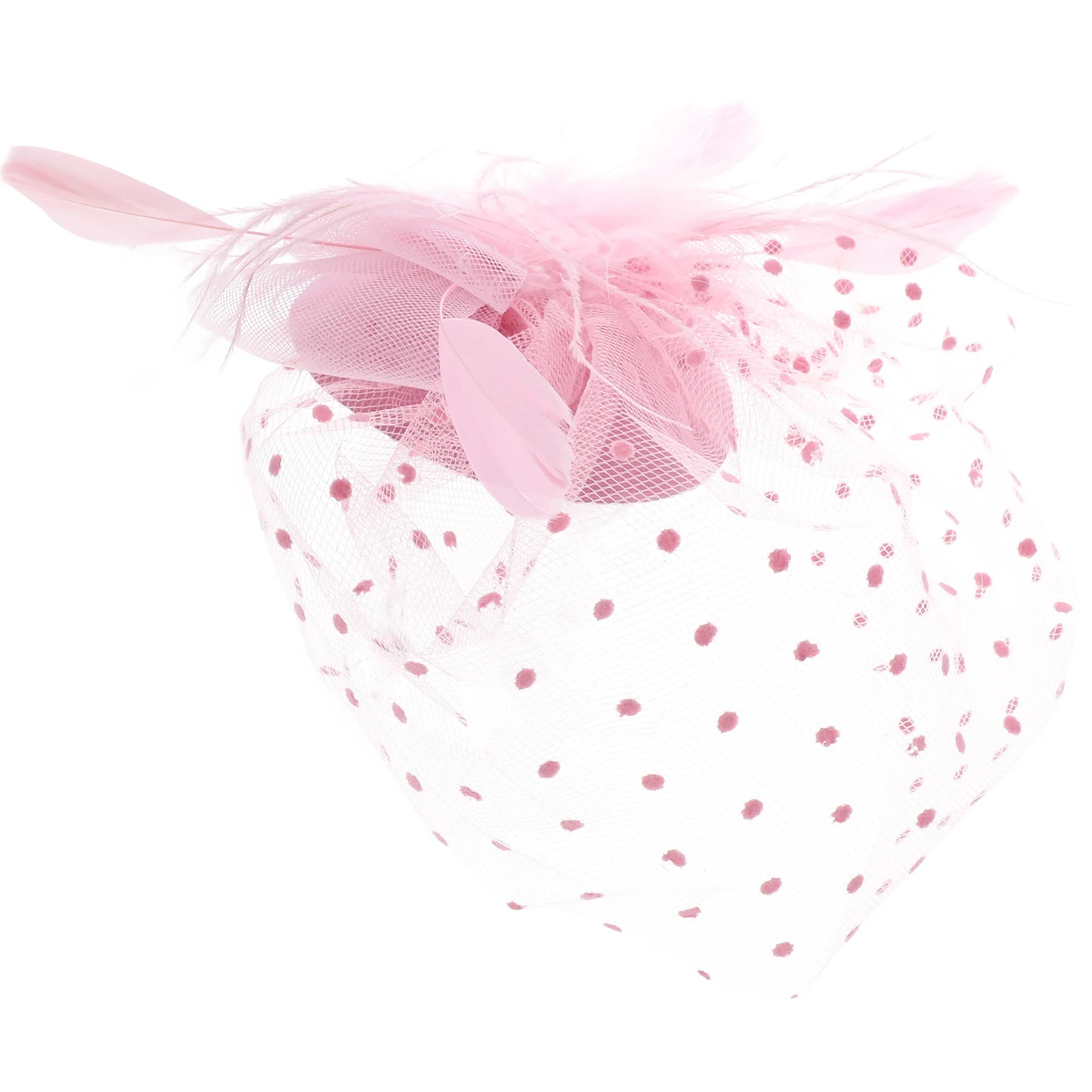 

Wedding Bridal Hair Accessories for Women Fascinator Clip Headwear Pink Miss