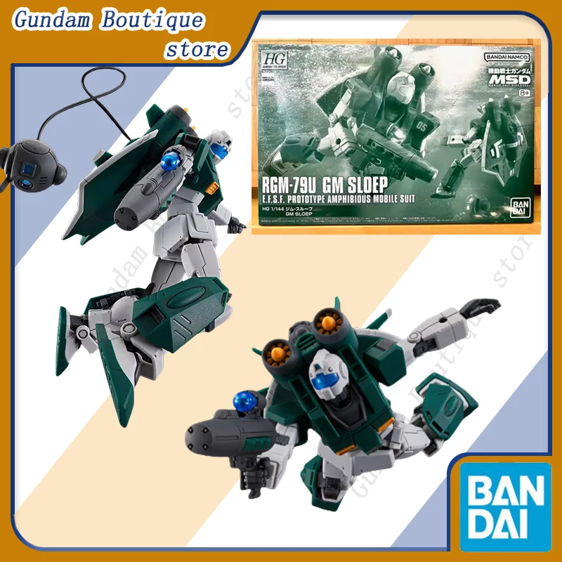 

Bandai Genuine HG GTO 1/144 RGM-79U GM SLOEP GUNDAM Anime Action Figure Collectible Assembly Model Toys Ornaments Gift Children