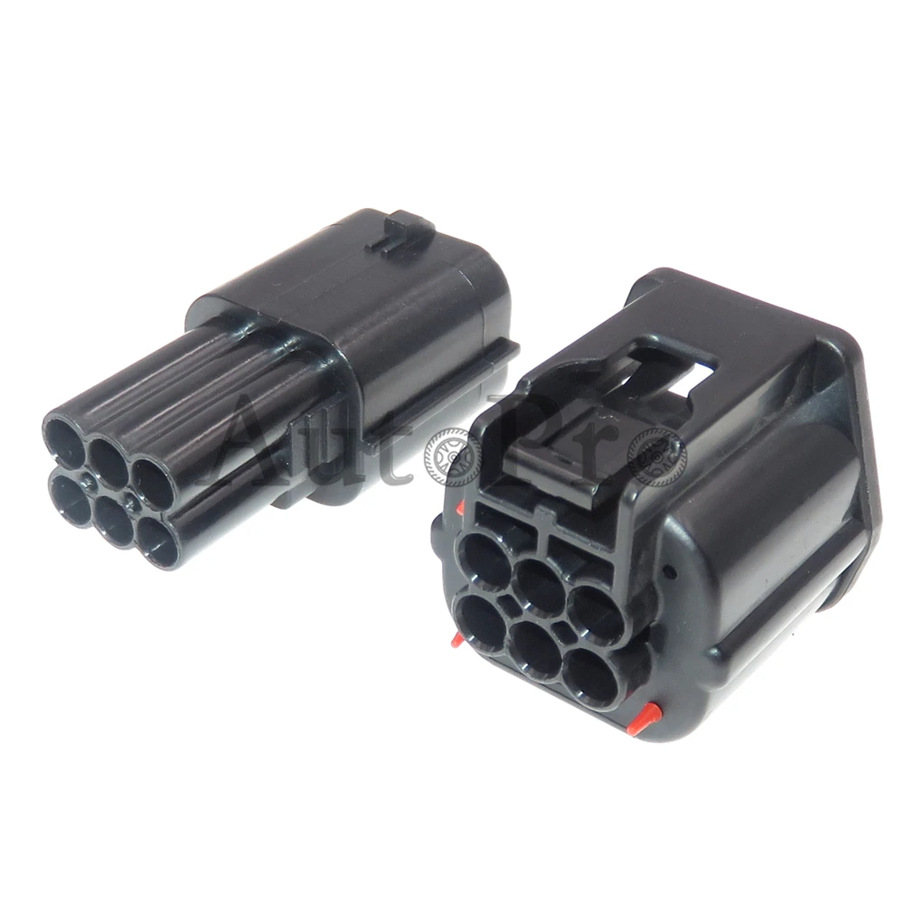 1 Set 6 Hole 7283-9332-30 7182-9331-30 Sealed Plug Car Taillight Male Female Wire Cable Electrical Socket AC Assembly For Ford