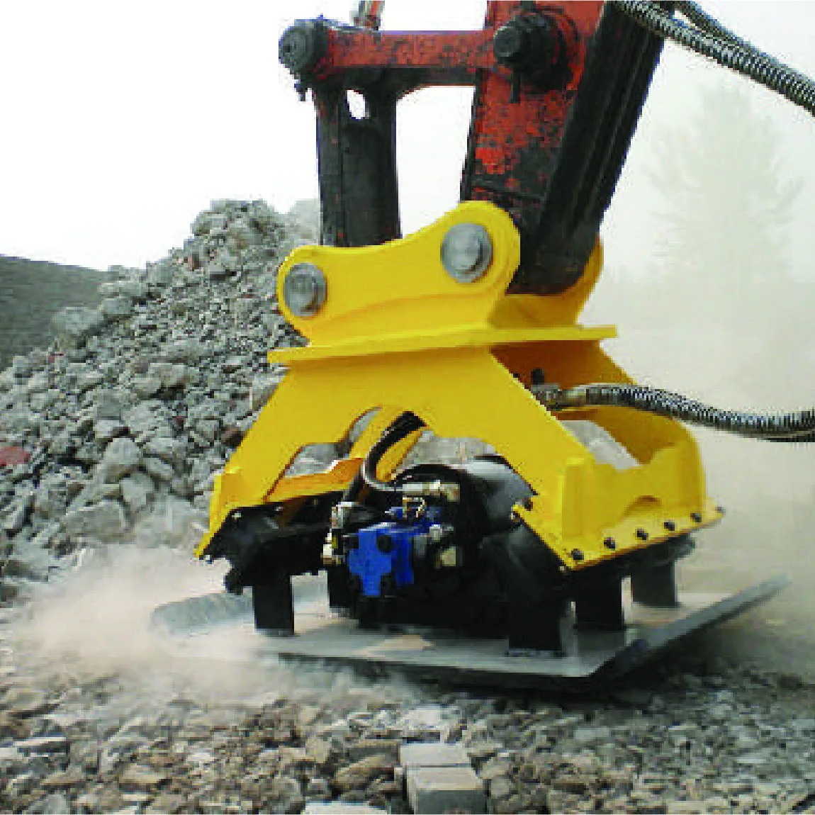 جودة عالية 5.5hp تهتز الدك الدك القفز تدك الدك تهتز الدك المضغات #1