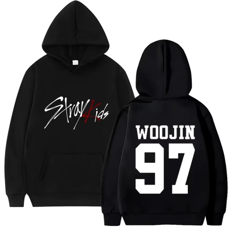 Trend Kpop Stray Kids SKZ Hooded sweatshirts Men Women Fleece Straykids Seungmin FELIX HYUNJIN JEONGIN MINHO Printed Hoodie