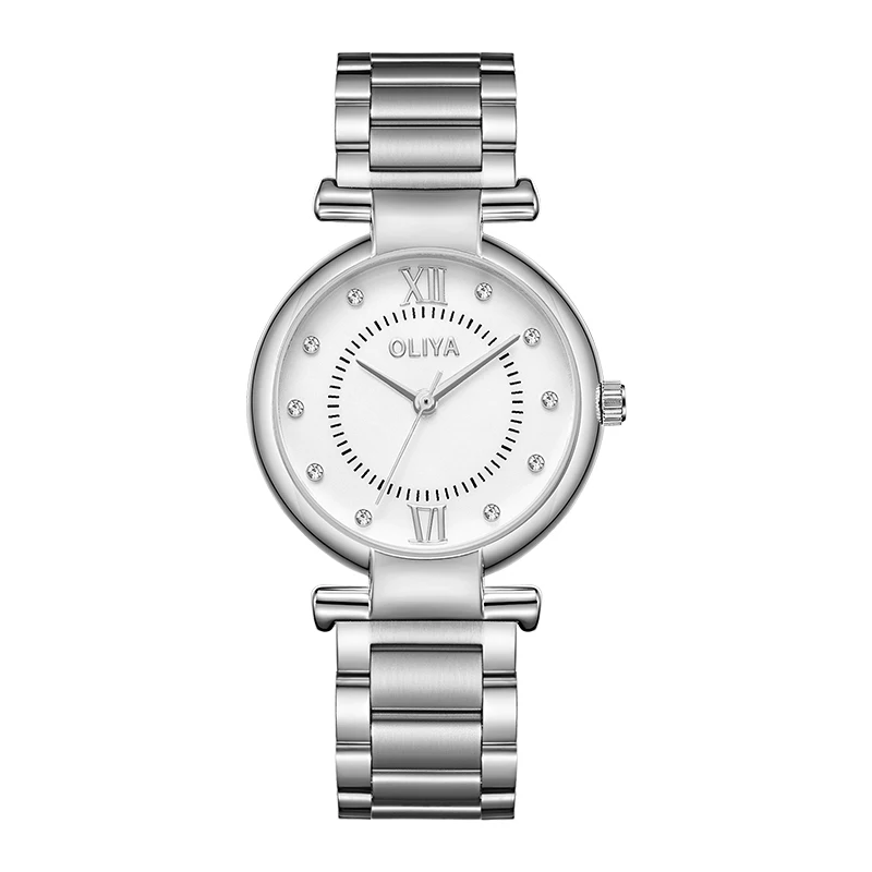 Reloj Para Mujer Quartz Watches for Wrist Diamond Luxury Accessories for Women Modern Fashion Watertight Round Dial