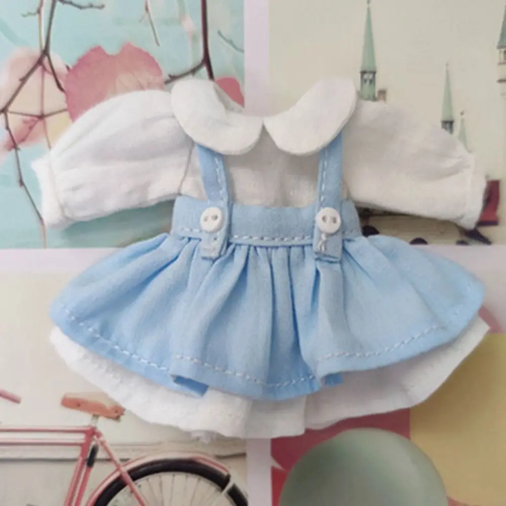 Robes imprimées faites à la main, accessoires à manches longues, vêtements de poupée, jupe, multi-styles, hauts de poupées à la mode