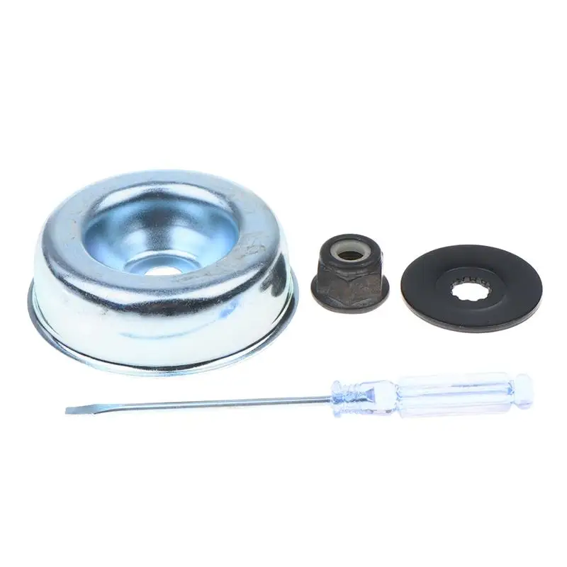 4pcs 4pcs Metal Blade Fixing Kit With 2 Sizes Of Nuts Replacement For SFS120 200 250 56R 80 Strimmer Brushcutter Accessories view 4
