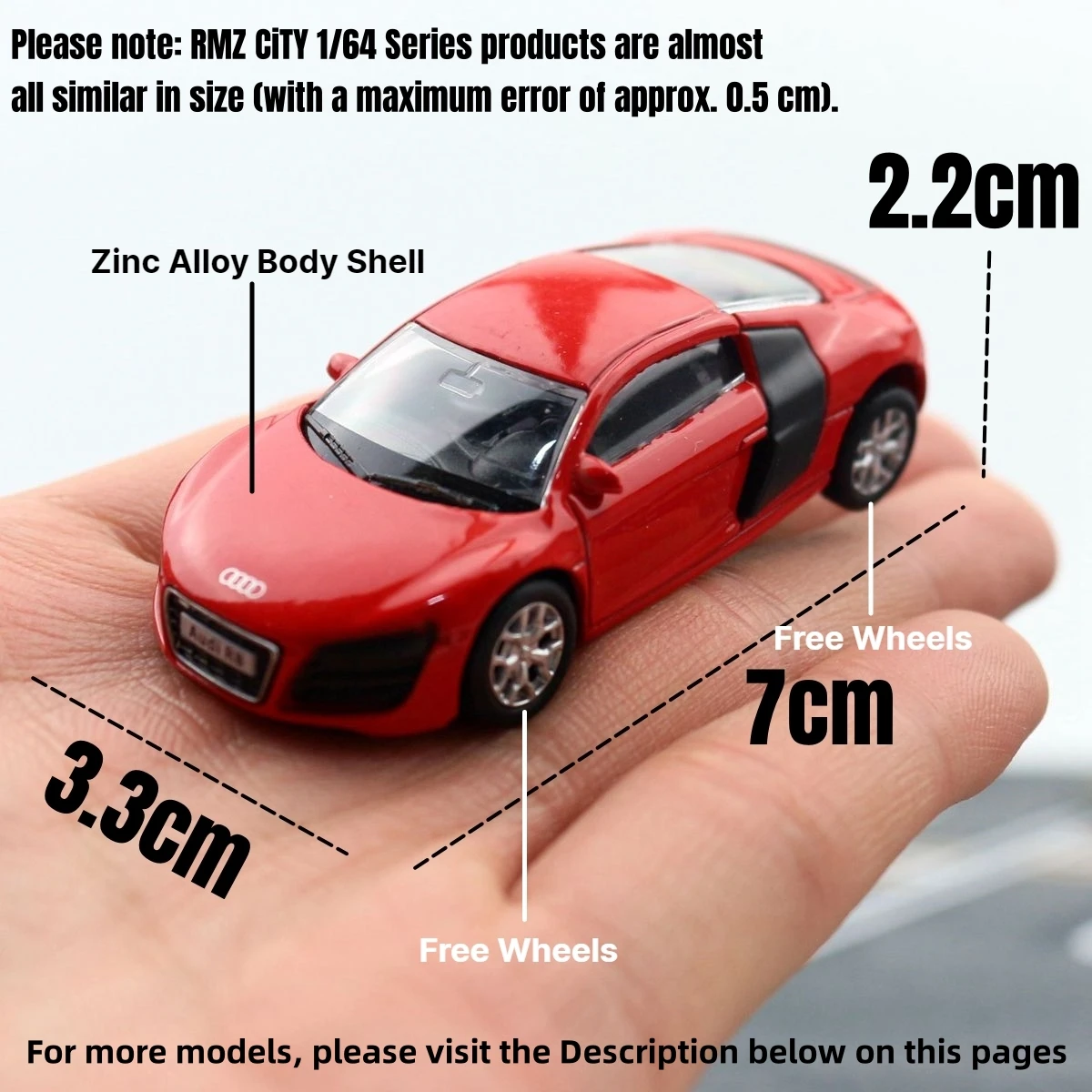 Hot Free Wheels Premium 1/64 Miniature RMZ City Diecast Toy Car For Children Metal Super Sport Vehicle Model Collection Gift Box