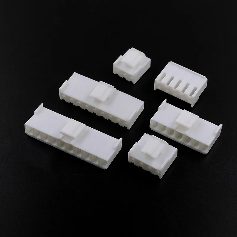 1000 قطعة VH3.96 ذكر التوصيل مع البلاستيك قذيفة محطة 3.96 مللي متر تباعد 2 3 4 5 6 7 8 10P موصل #1