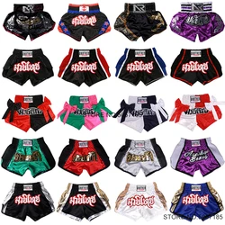 Muay Thai Shorts Stylish Kick Boxing Shorts Men Women Kids Boy Girl Vintage Comfortable MMA Thaiboxing Kickboxing Athletic Pants