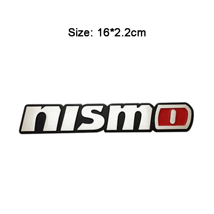 Aluminum Alloy Fender Side Emblem Stickers for Nissan Nismo Logo Almera Qashqai Juke Tiida X-Trail Teana Skyline Car Accessories