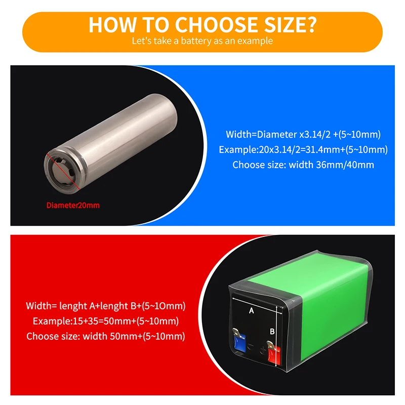 1/5m PVC Heat Shrink Tube Width 50mm ~ 500mm Clear 18650 Lipo Battery Pack Insulated Cable Sleeve Protection Battery Film Wrap