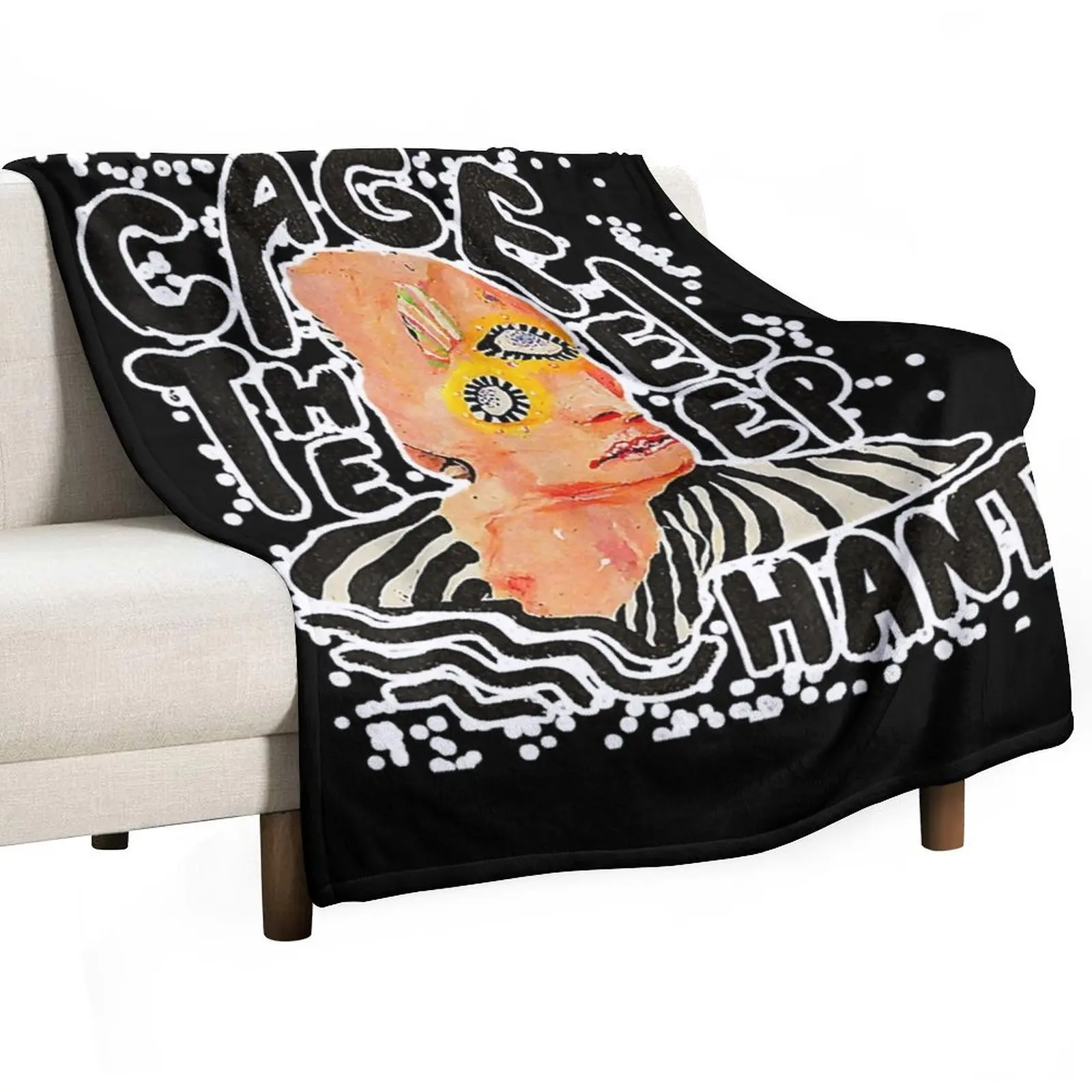 Retro Cages Distresseds The Elephant Throw Blanket Winter beds Beautifuls Tourist Nap Sofa manga Blankets