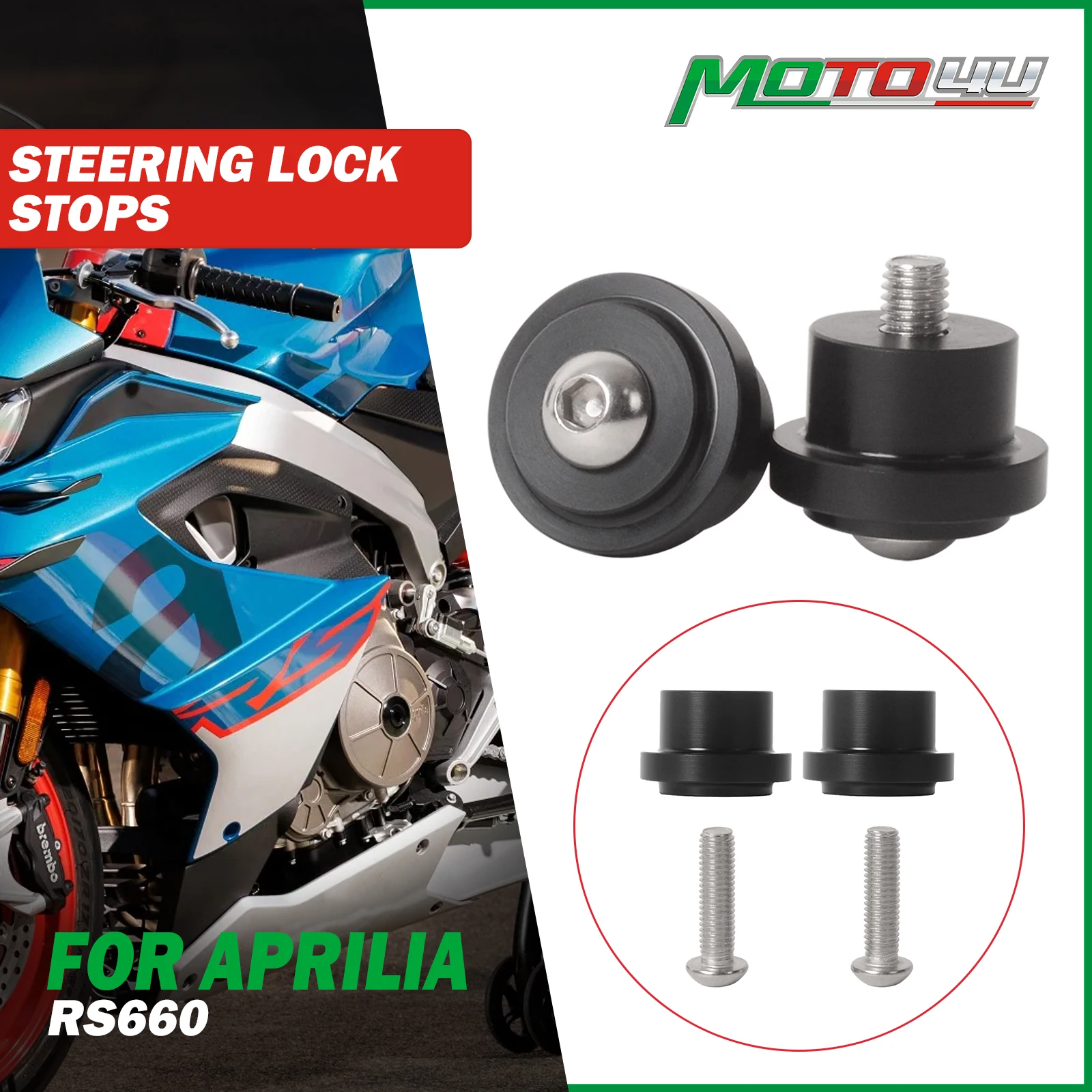 

Ограничитель руля для Aprilia RS660 RS 660 2021 2022, 2 шт., ограничитель Руля Мотоцикла, аксессуары для модификации руля