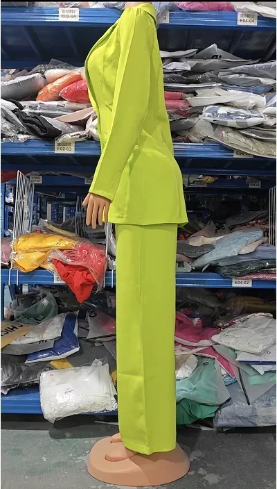 CPSYMYM Women Urban Suits 2024 Spring/Summer Latest Elegant Notched Collar Blazer Long sleeved Coat&Pocket Design Button Pants