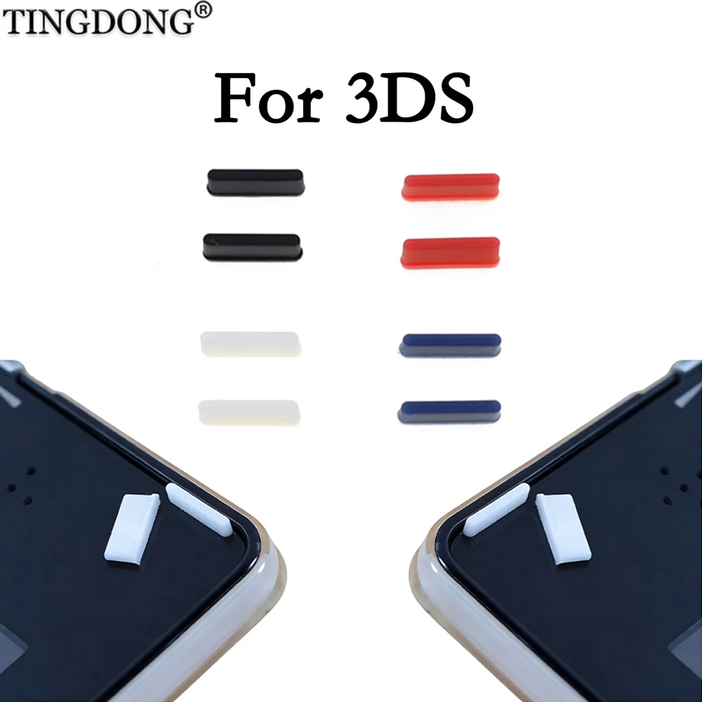 1/2/5Set Replacement Rubber Feet Pads For 3DS Console Upper Top LCD Screen & Lower Back Housing Rubber Cover Repair Parts