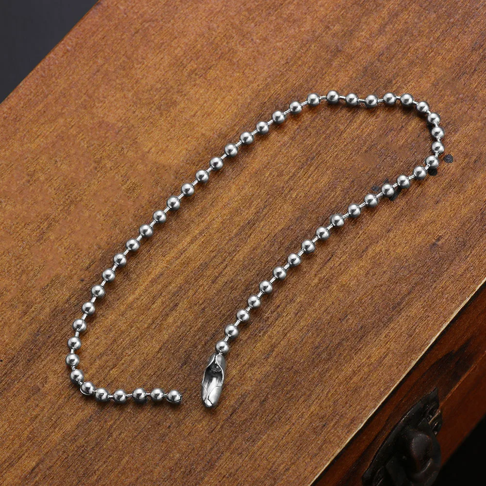 

1 комплект, шариковый удлинитель из нержавеющей стали для потолочного вентилятора, замена цепи, ожерелье, разъем, пряжка, изготовление ювелирных изделий