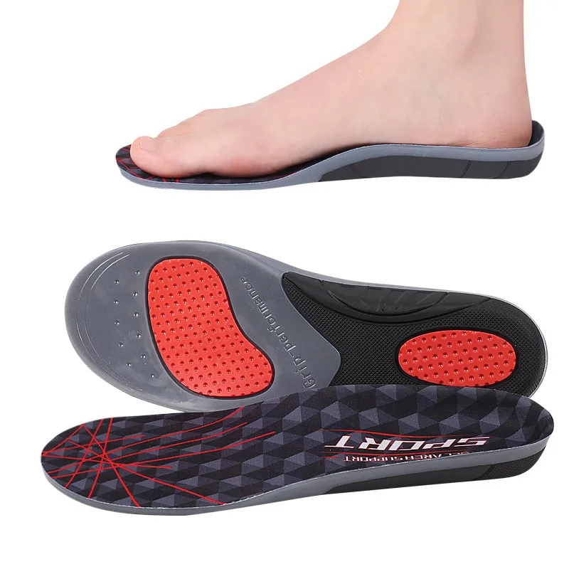 Military Training Sports Insoles For Shoes Men Women Sweat Breathable Shoe Pad Arch Support Pad Non-slip Shock-absorbing Insole