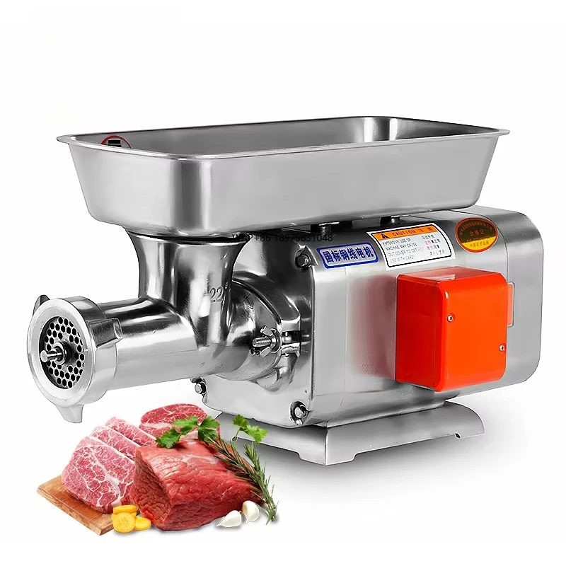

Commercial Kitchen Stainless Steel Electric Meat Grinder Mincer and Mixer Chicken Pork Fish Processing Machine