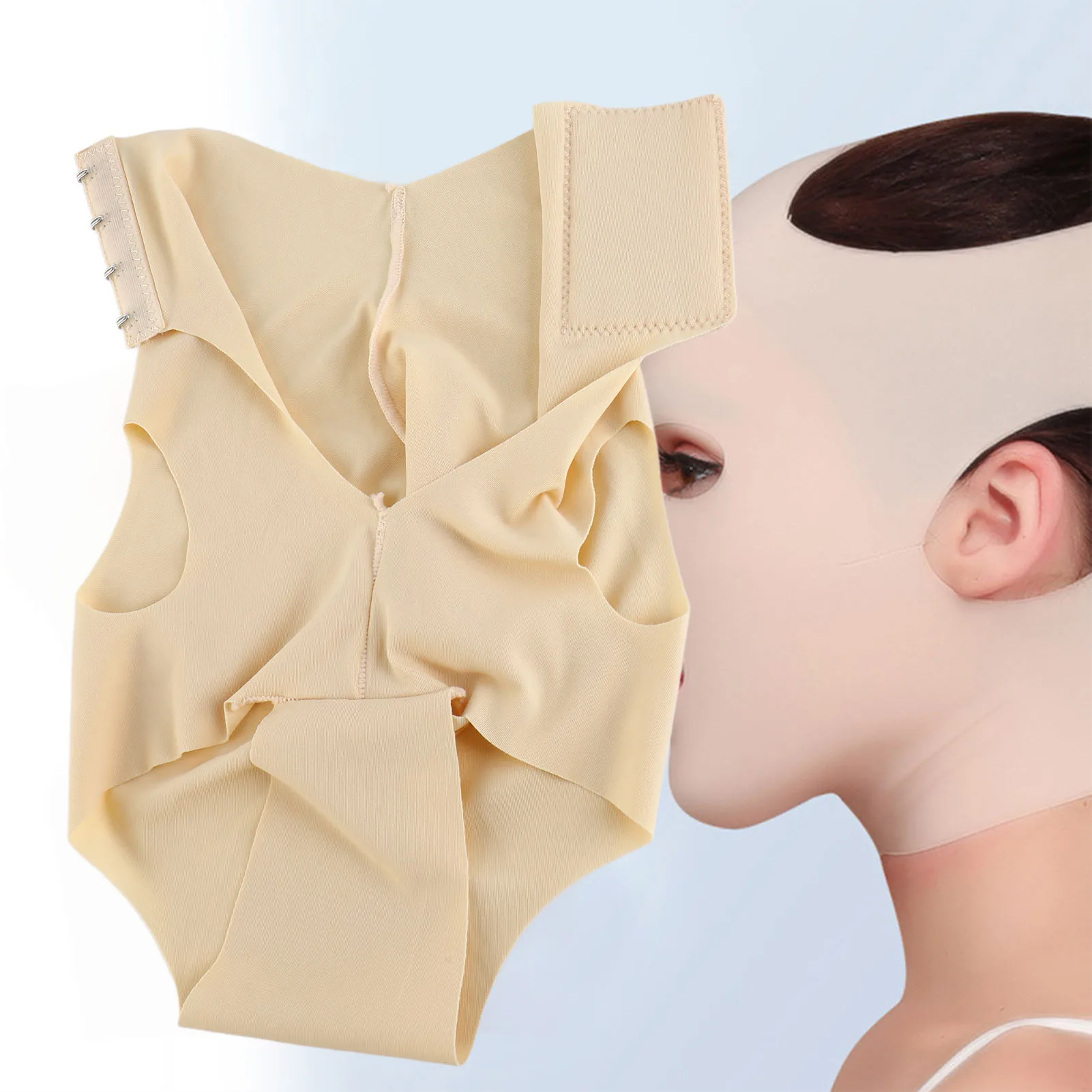 Face Slimming Bandage Breathable V‑Line Lift Up Belt Shaping Double‑Chin Reducer