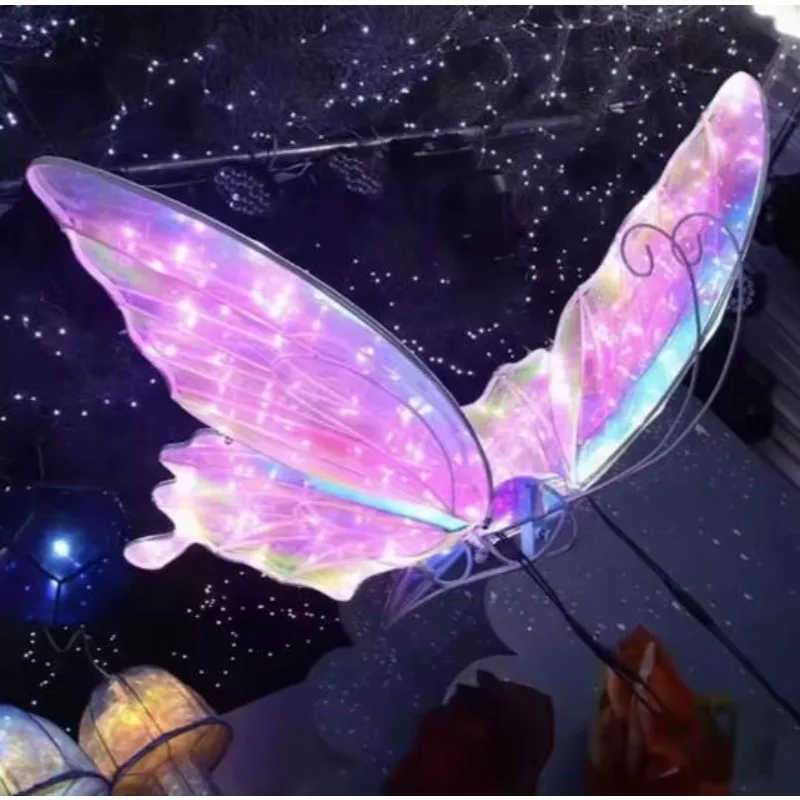 

Turn on and off butterflies The butterfly with lights will move the decorative wings