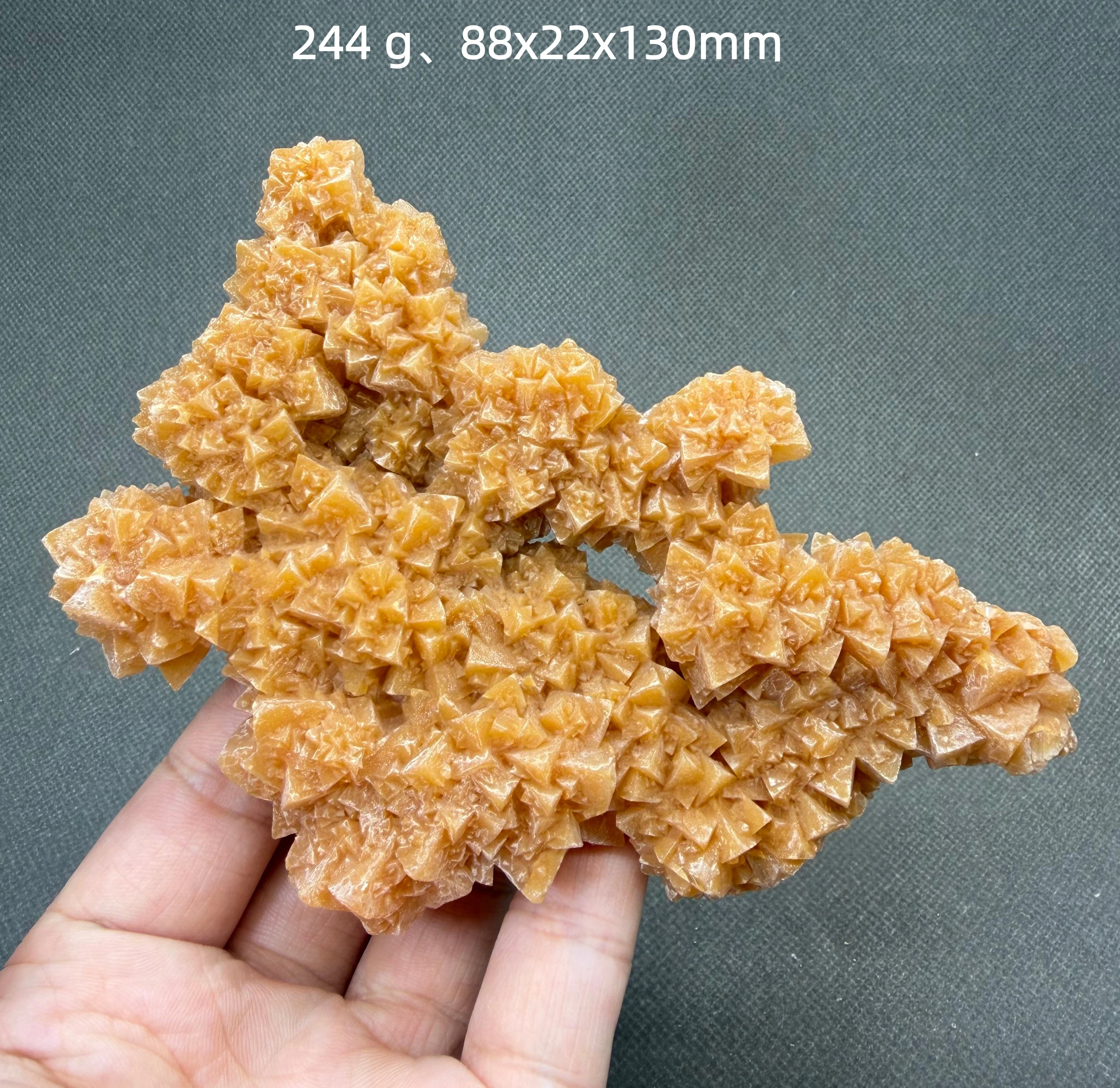 Natural Calcite Mineral Specimen + Healing Quartz Crystals and Stones Rock Gemstone