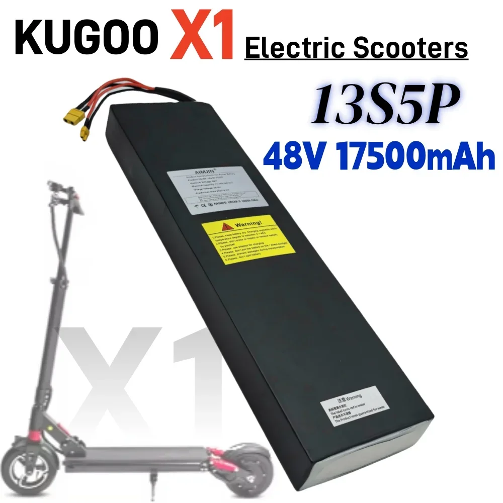 

48V battery 13s5p 17.5Ah for Kugoo X1/X1Plus scooter lithium battery pack