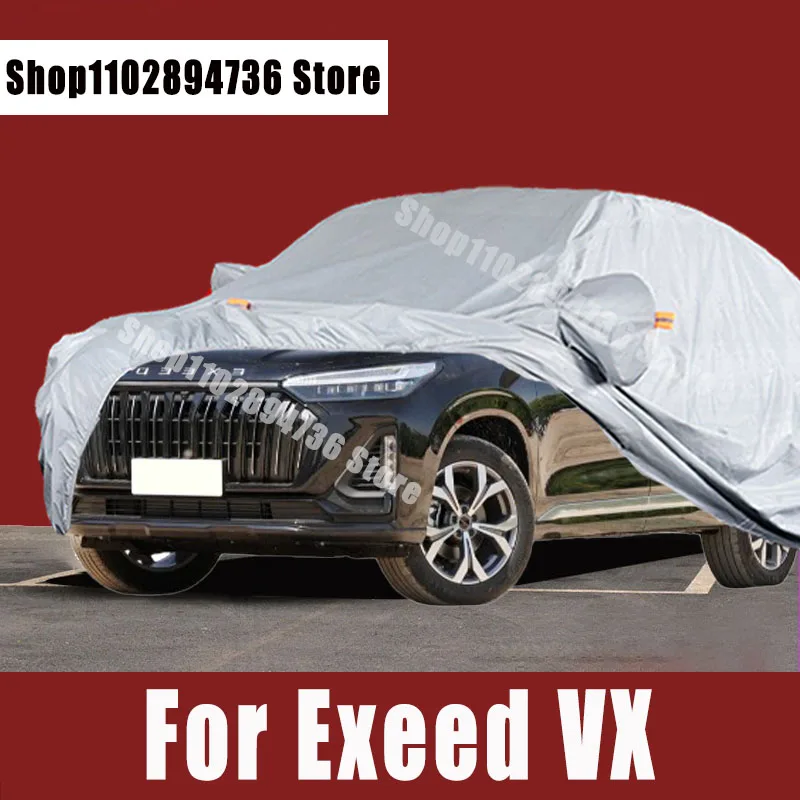 

Полные автомобильные чехлы для Exeed VX, уличная Защита от солнца, УФ-лучей, пыли, дождя, снега, защитный чехол для автомобиля