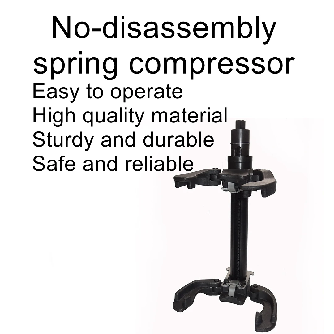 

Removable spring compressor heavy duty truck