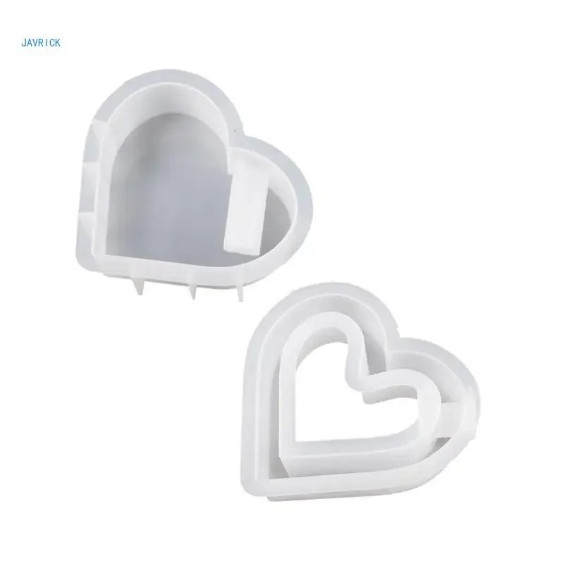 

Heart Shaped Silicone Mould DIY Hydroponic Test Tube Plant Vase Mold Flower Pots