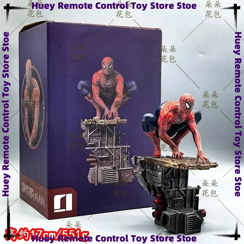 Set di 3 action figure di Spider-Man, statue di modelli da collezione Marvel per decorazioni da scrivania, regalo per fan e collezionisti