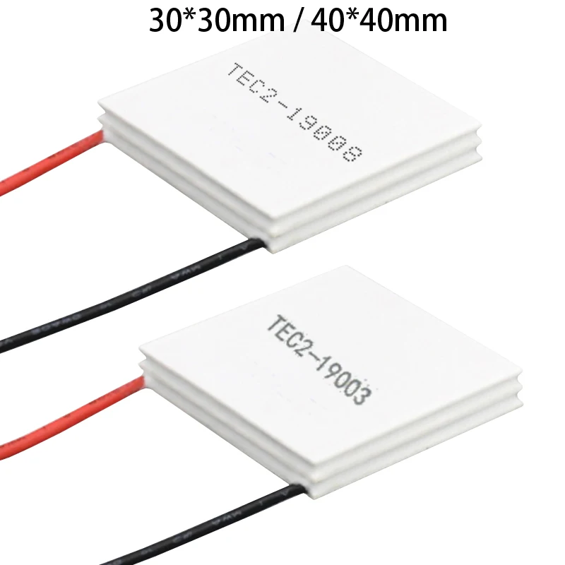 30*30/40*40mm DC12V TEC2-19003/19004/19006/19008 doppio strato Peltier dissipatore di calore Chip di raffreddamento modulo piastra di raffreddamento