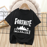 Fortnites Kids T-shirts Anime Printed Figures Fortress Night Tees Game Short Sleeves Summer Tops Boys Girl Children Clothes Gift