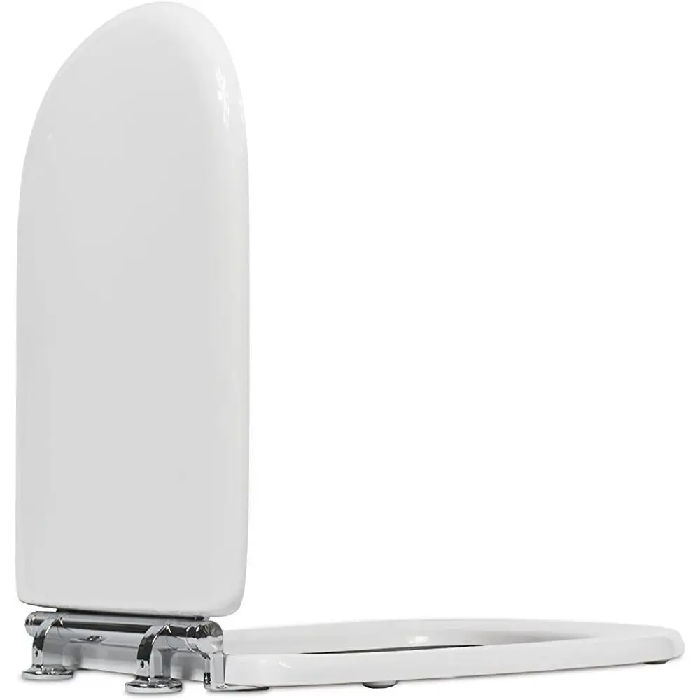 Assento Sanitário Branco com Tampa, com Fechamento Suave