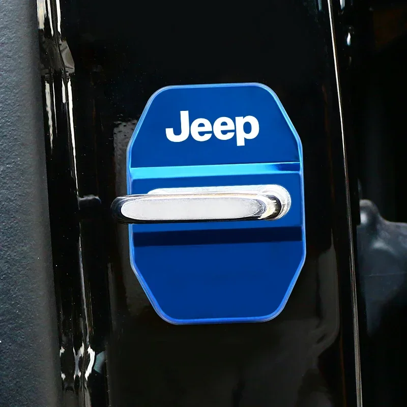 

Custom Car Door Lock Buckle Shell Cap Automotive Interior Accessories for Jeep Grand Cherokee Wrangler Compass Styling