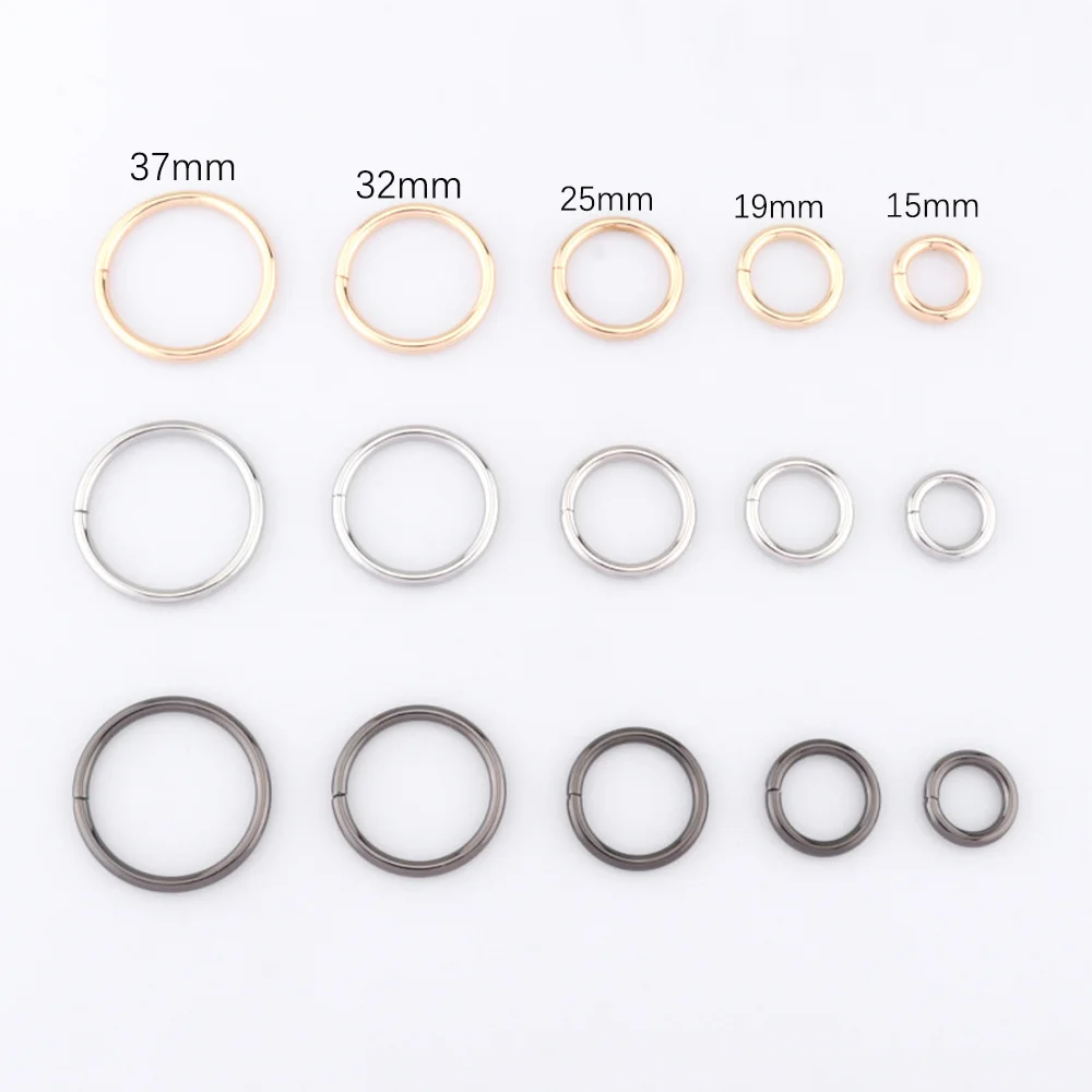 

20/50pcs 15/19/25/32/37MM Stainless Steel Jump Rings & Split Ring For Jewelry Making DIY Jewelry Findings Jewelry Accessories