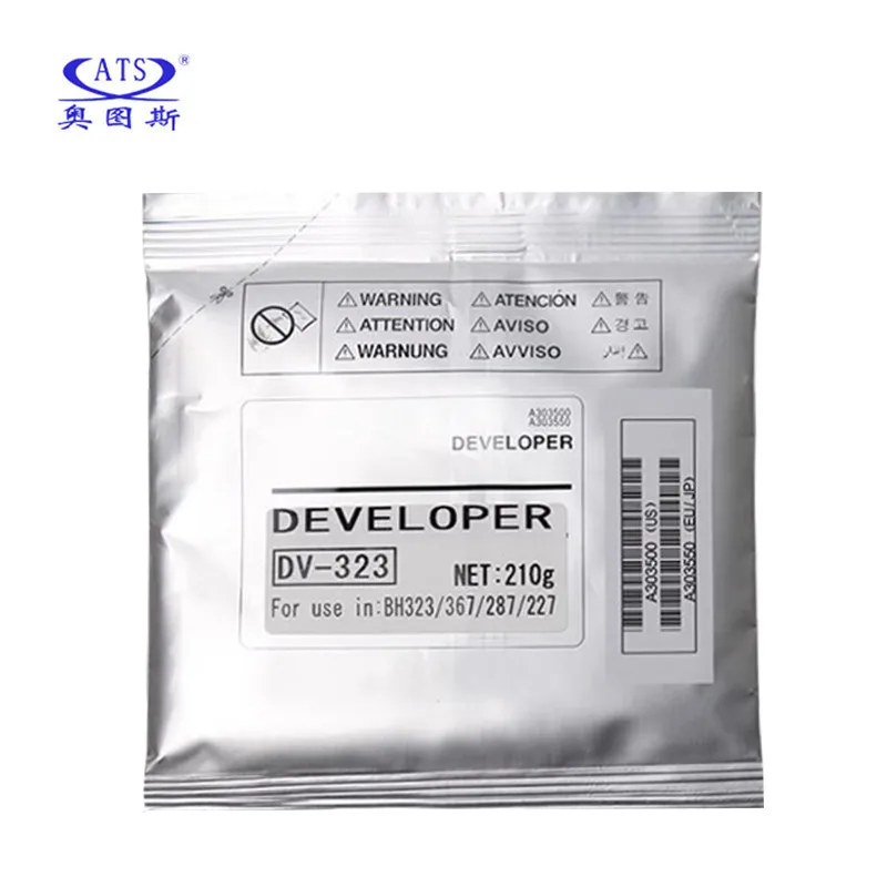 

1 шт. dv323 DV 323 DV323 порошок разработчика для Konica Minolta BH227 BH287 BH367 7522 7528 фотокопировальные запасные части