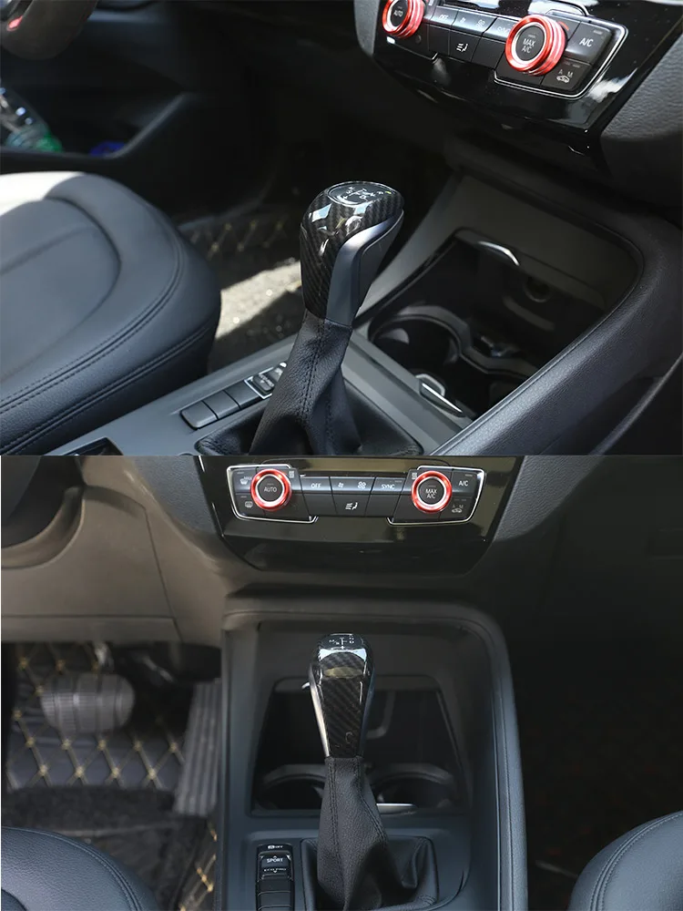 Für BMW X1 F48 2016-2019 ABS Auto Shift Kopf Abdeckung Dekorative Aufkleber Auto Innen Zubehör Für BMW 2er F45 F46 2015-201 – Detail 2
