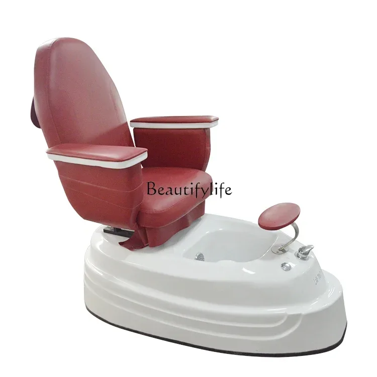 Electric Manicure Couch Reclinable Foot Bath Foot Massage Sofa Single