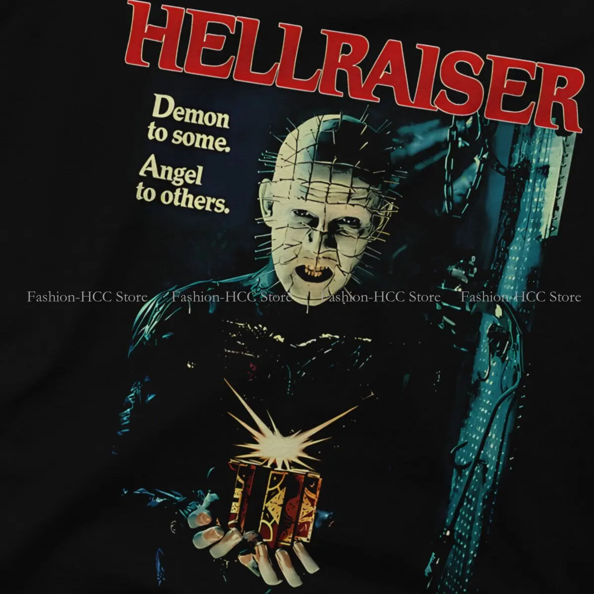 Hellraiser 100% Cotton TShirts Pinhead Print Homme T Shirt New Trend Size S-6XL