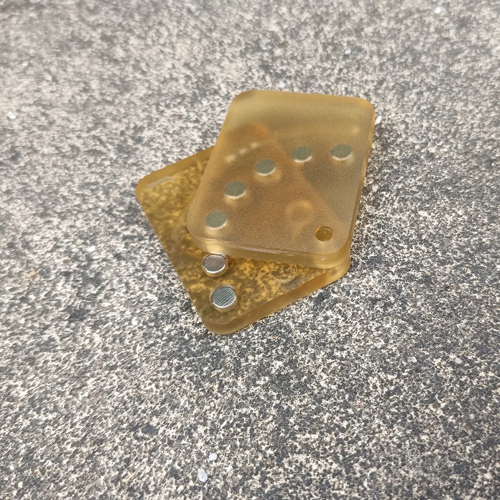 PEI素材 透明スライダー EDC フィジェットスピナー フィジェットトイ 大人用 減圧 磁気フィジェットスライダー