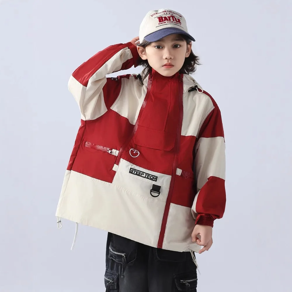 

2025 New Boys' Jacket Autumn Jacket Boys' Autumn Workwear Trendy Brand
