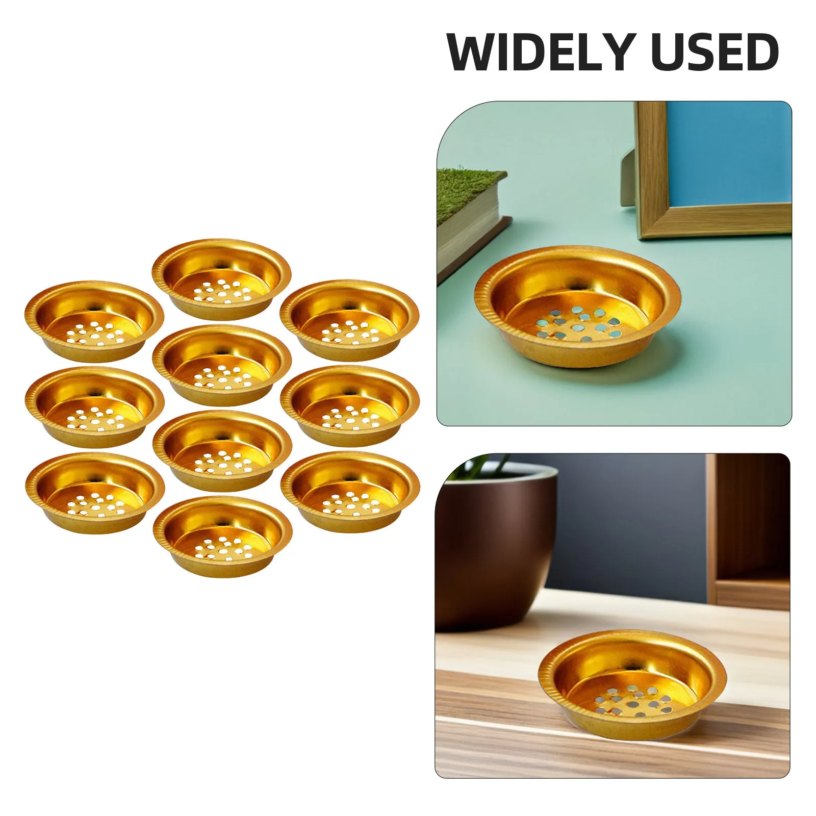 12Pcs Incense Burner Cups Round Perforated Iron Mesh Tray Charcoal Disc Holder Universal Insert Bakhoor Middle East - view 3