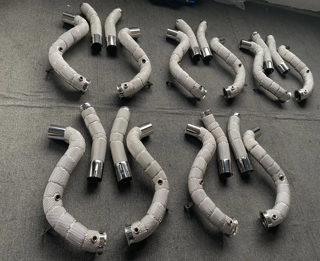 High Quality Downpipe for Mercedes-benz Amg C63 W205 Stainless Steel 304 Exhaust Pipe Exhaust System