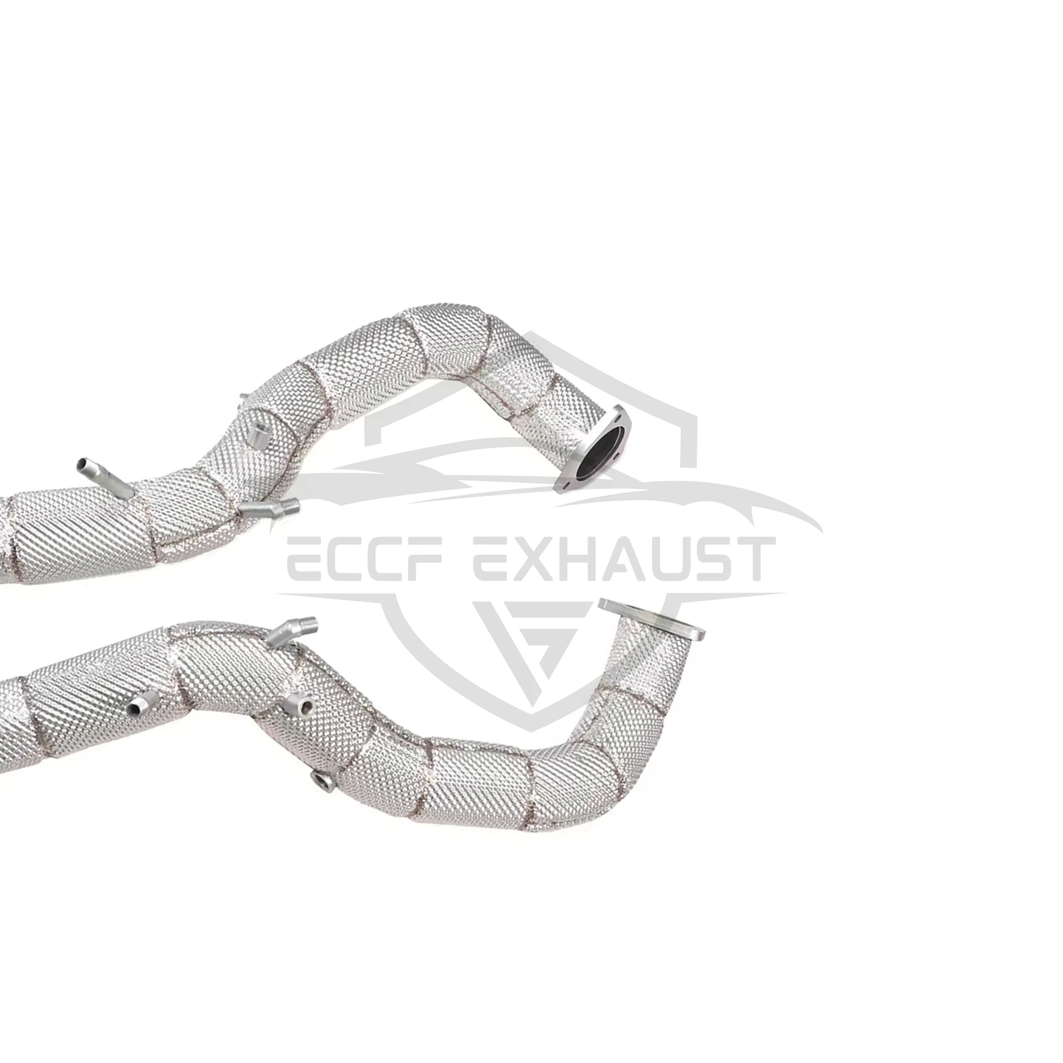 Sport Downpipe Met Hitteschild Voor Porsche 718 GT4 RS 4.0L Agressieve Uitlaat Geluid High Flow Prestaties Upgrade