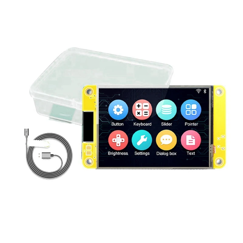 

ESP32 Development Board 2.8-Inch 240X320 Smart Display TFT Module Touch Screen LVGL Development Module Yellow PCB + Metal